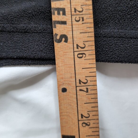 Eddie Bauer Men's Black/Grey 1/4 Zip Fleece Pullover, Size Medium - Picture 7 of 7